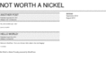 notworthanickle.com