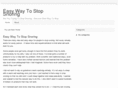 howtostopsnoringfasttips.com