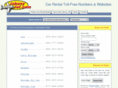 carrentalnumbers.com