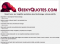 geekyquotes.com