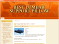 bestlumbarsupportpillow.com