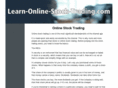 learn-online-stock-trading.com