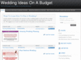 weddingideasonabudget.com