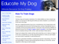 educatemydog.com