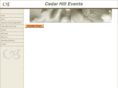 cedarhillevents.com