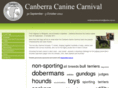 canberracaninecarnival.com