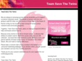 teamsavethetwins.com