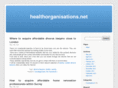 healthorganisations.net
