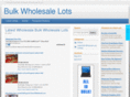 bulkwholesalelots.net