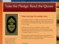 takethepledgereadthequran.com