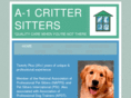 a1crittersitters.com