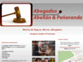 abogadosabellanypenaranda.com