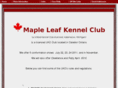 mapleleafkennelclub.org