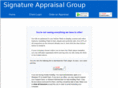 signatureappraisalgroup.com