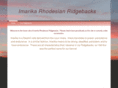 imarika-ridgebacks.com