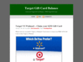 targetgiftcardbalance.com