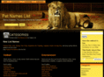 listpetnames.com