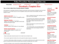 policyproceduremanualtemplate.com