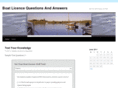 boatlicencequestionsandanswers.com