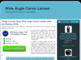 wideanglecanonlenses.com