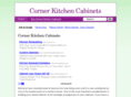 cornerkitchencabinets.net