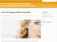 faceliftsurgerybeforeandafter.com