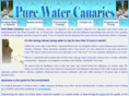 purewatercanaries.com