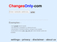 changesonly.com