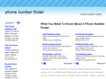 findingphonenumber.com