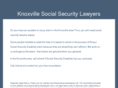 knoxvillesocialsecuritylawyers.net