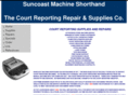 suncoastmachineshorthand.com