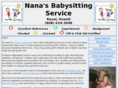 nanasbabysittingservice.com