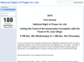 nationalnightofprayerforlife.org