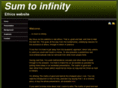 sumtoinfinity.com