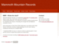 mammothmountainrecords.com