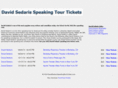 davidsedarisspeakingtourtickets.com