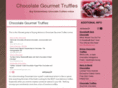 chocolategourmettruffles.net