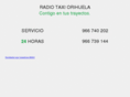 radiotaxiorihuela.es