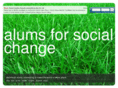 alumsforsocialchange.org