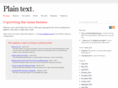 plain-text.co.uk