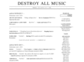 destroyallmusic.org