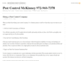 pestcontrolmckinney.net