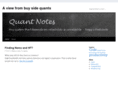 quantnotes.net