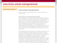 ferien-urlaub-coburgerland.de