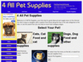 4allpetsupplies.com