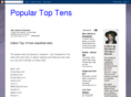 populartoptens.com