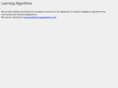 learningalgorithms.com