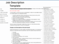 jobdescriptiontemplate.info