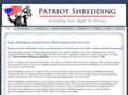 patriotshredding.com
