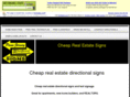 cheaprealestatedirectionalsigns.com